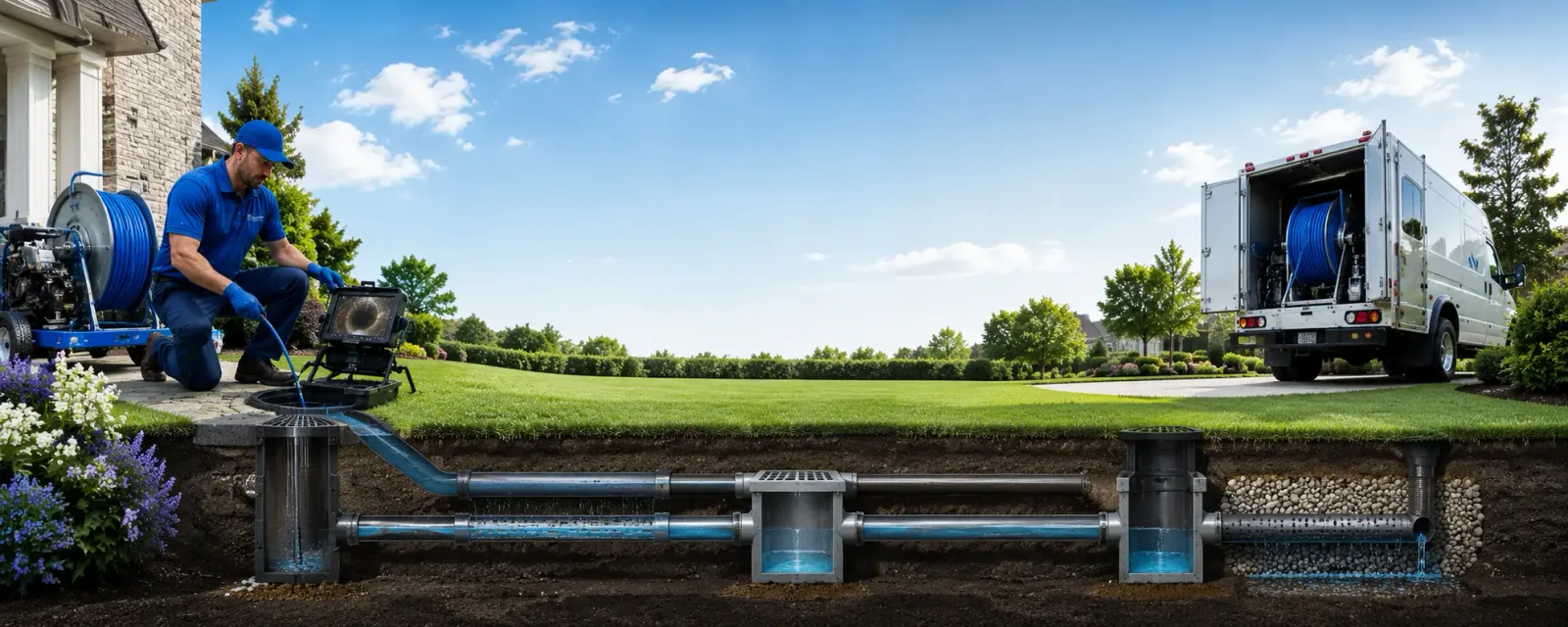 Outdoor drain cleaning information for Gibbstown, NJ
